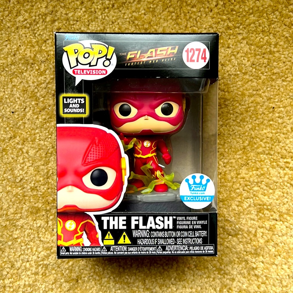 THE FLASH exclusive funko! W/ lights & sounds NEW